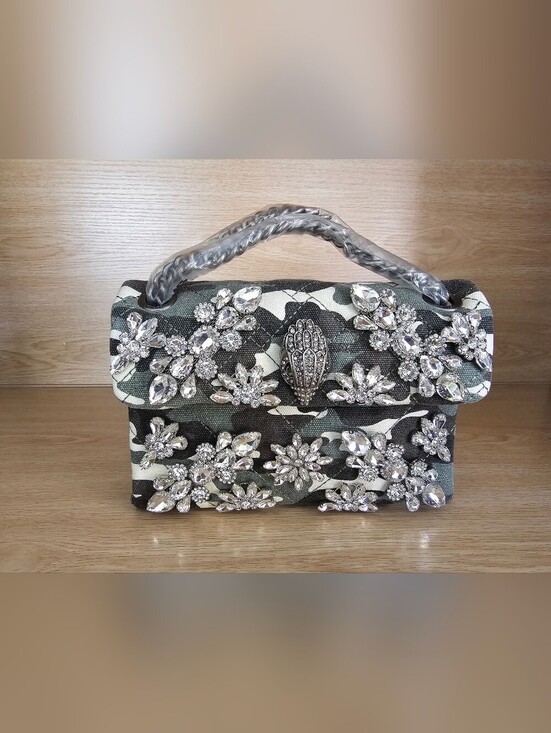 Kurt Geiger Handbags - Kurt Geiger London Mini Crystal Kensington Bag.